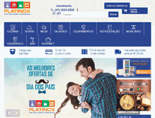 Tablet Screenshot of platinox.com.br